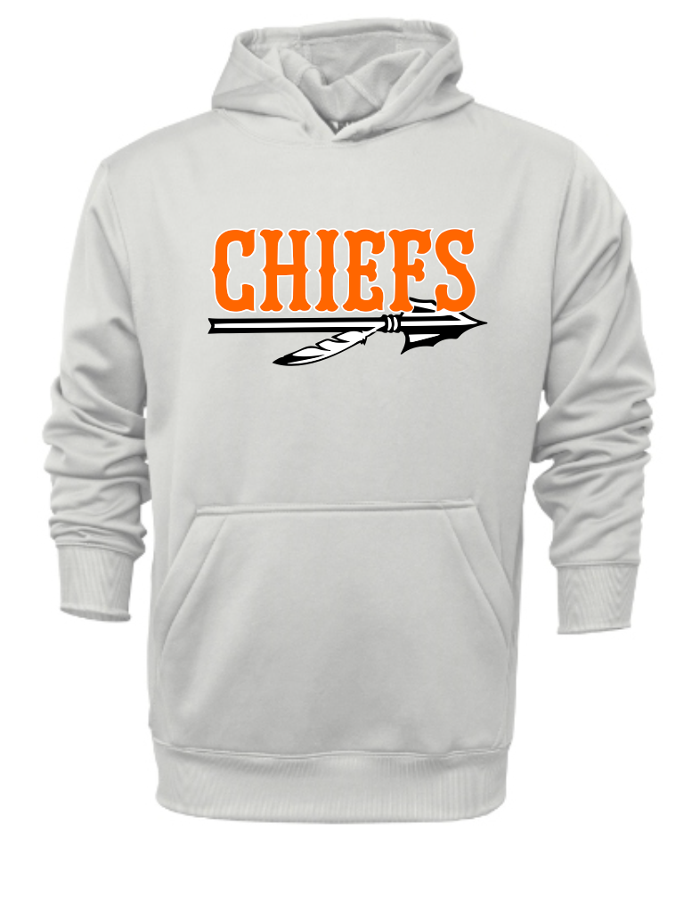 Chiefs Logo Moisture Management Pullover Hoodie