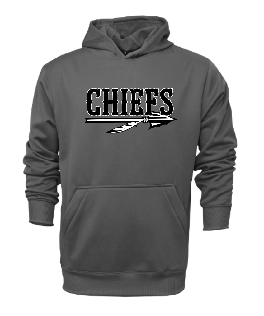 Chiefs Logo Moisture Management Pullover Hoodie