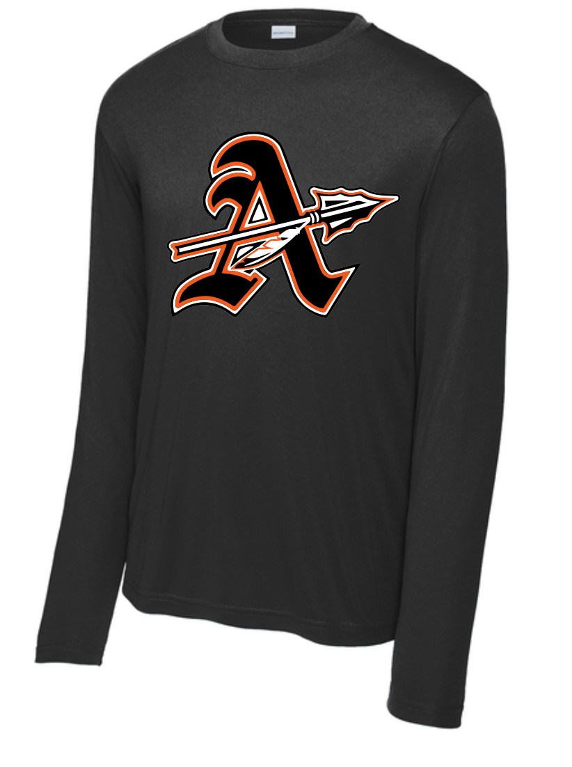 Chiefs "A" Logo Moisture Management Long Sleeve Tee