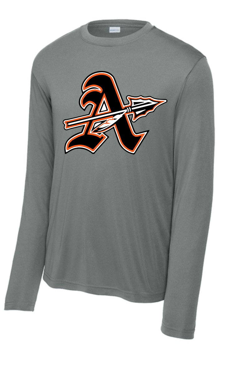 Chiefs "A" Logo Moisture Management Long Sleeve Tee
