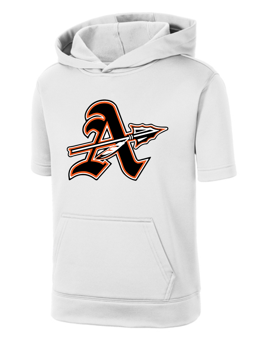 Chiefs "A" Logo Moisture Management Short Sleeve Hoodie