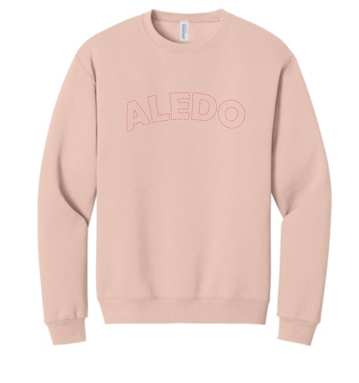 Annetta Dotted Logo Crewneck Sweatshirt (embroidered - choice of Annetta or Aledo)