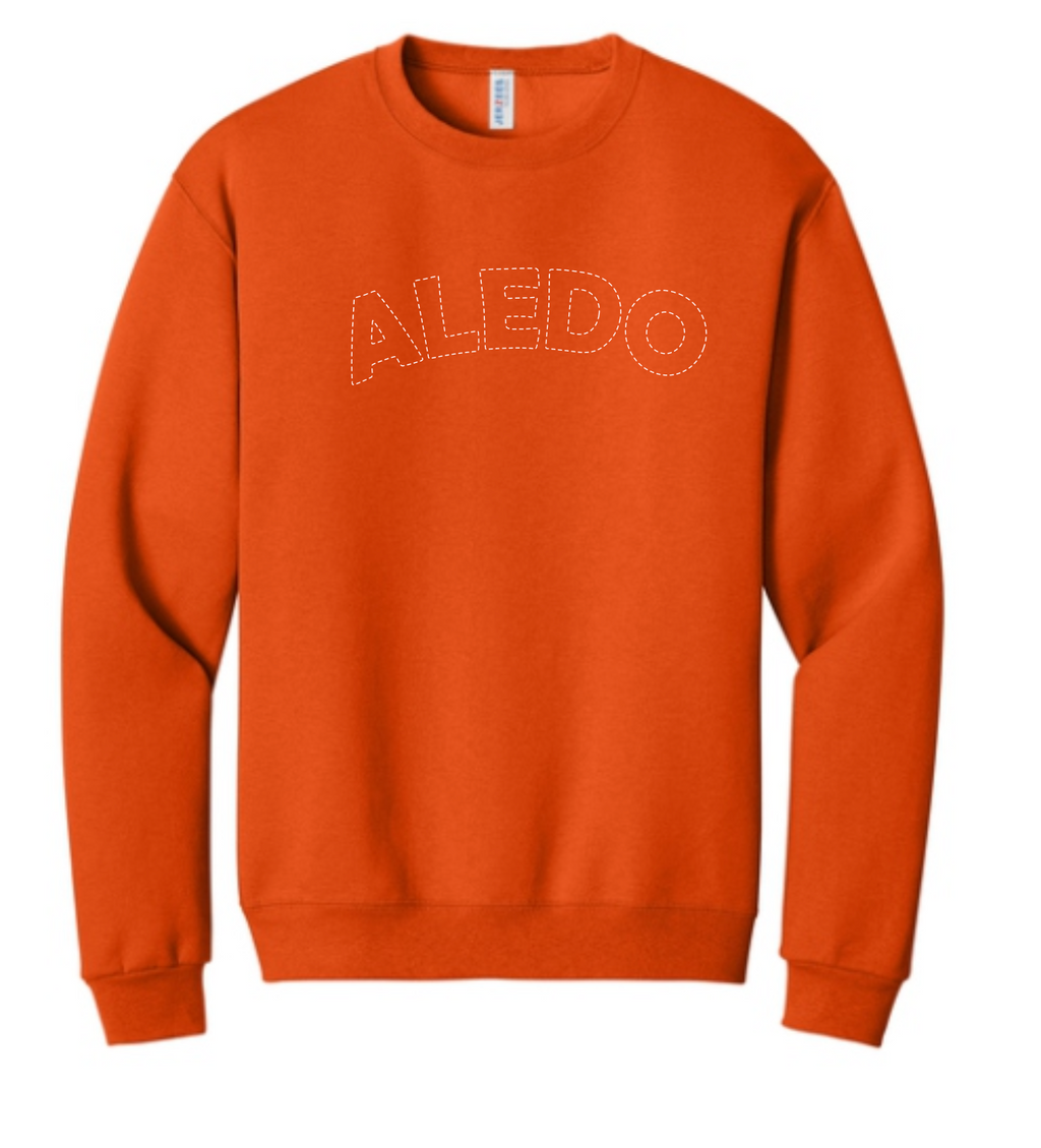 Annetta Dotted Logo Crewneck Sweatshirt (embroidered - choice of Annetta or Aledo)