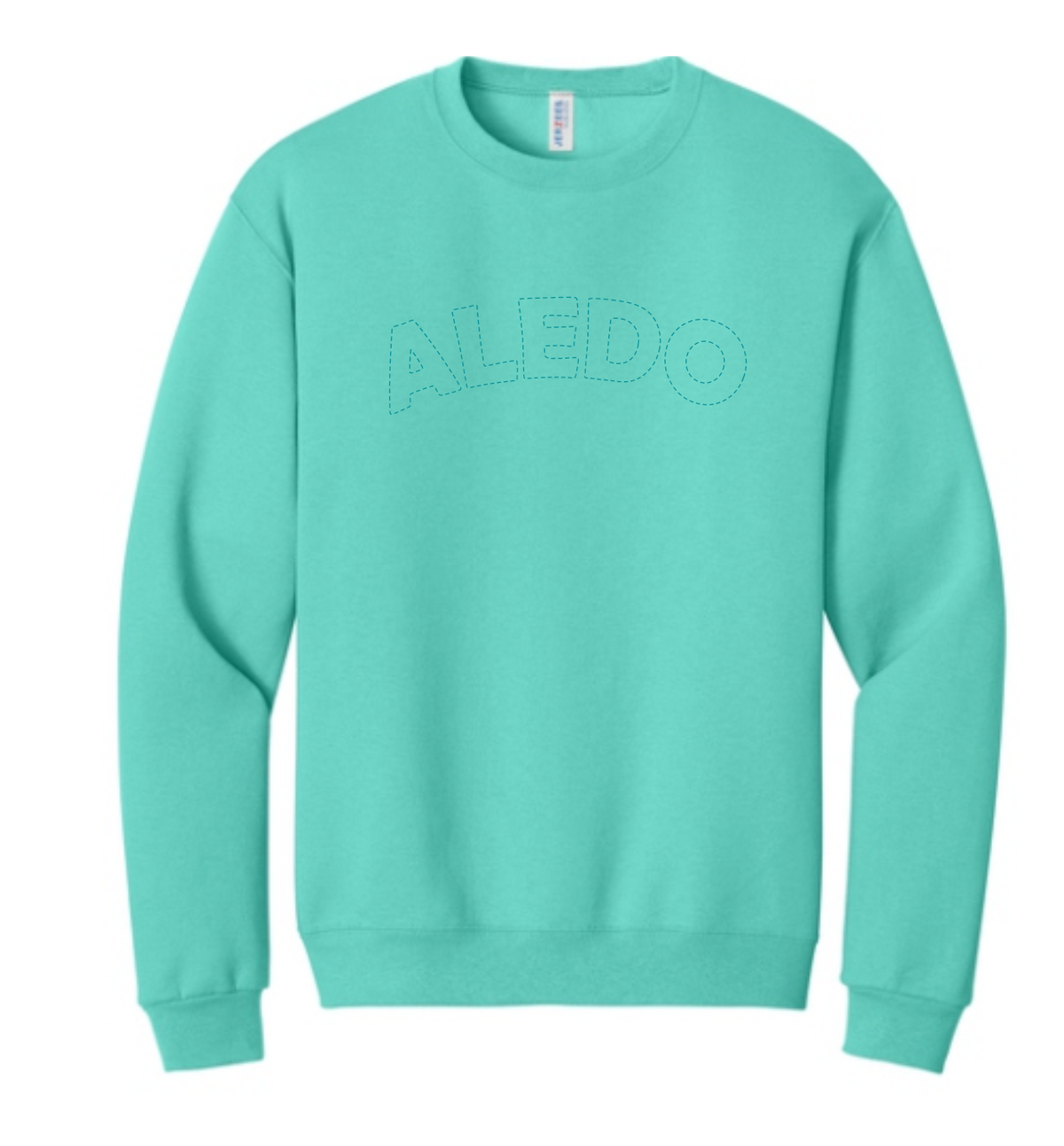 Annetta Dotted Logo Crewneck Sweatshirt (embroidered - choice of Annetta or Aledo)