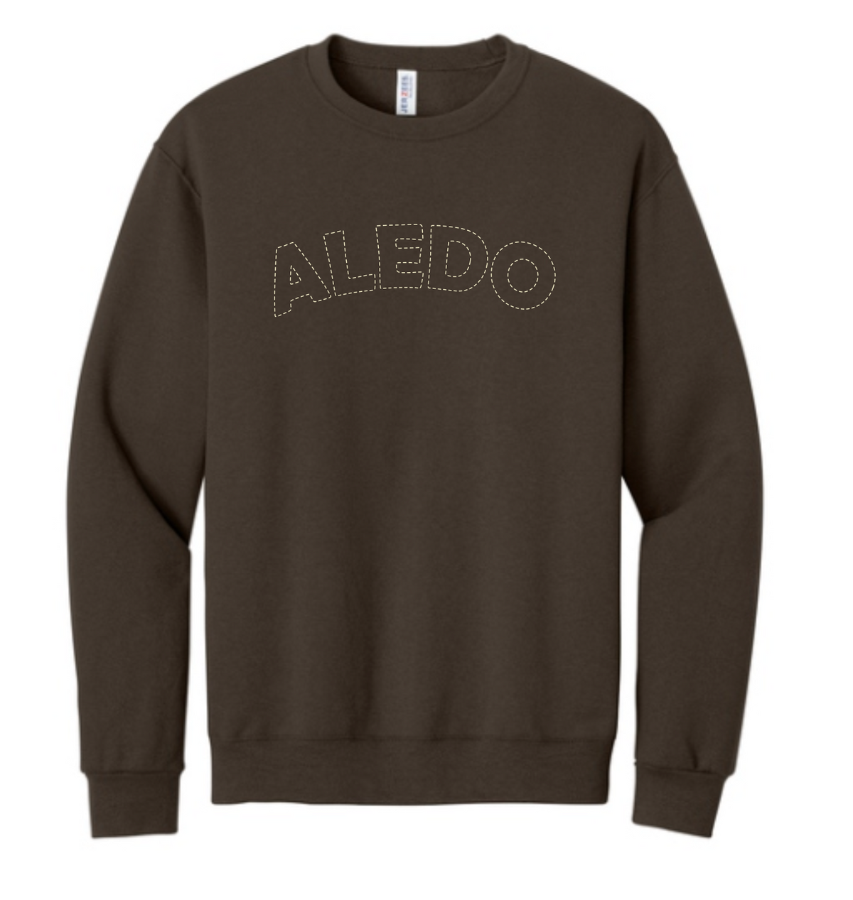 Annetta Dotted Logo Crewneck Sweatshirt (embroidered - choice of Annetta or Aledo)