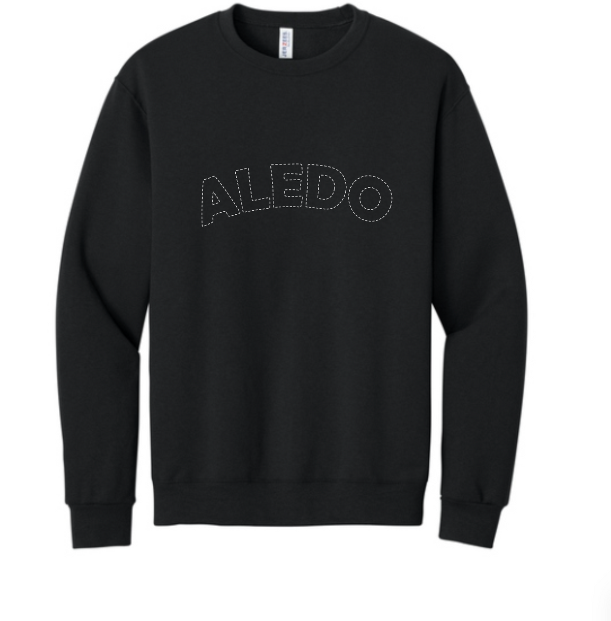 Annetta Dotted Logo Crewneck Sweatshirt (embroidered - choice of Annetta or Aledo)