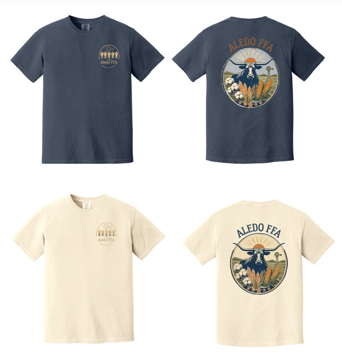 Aledo FFA Comfort Colors Short Sleeve Tee