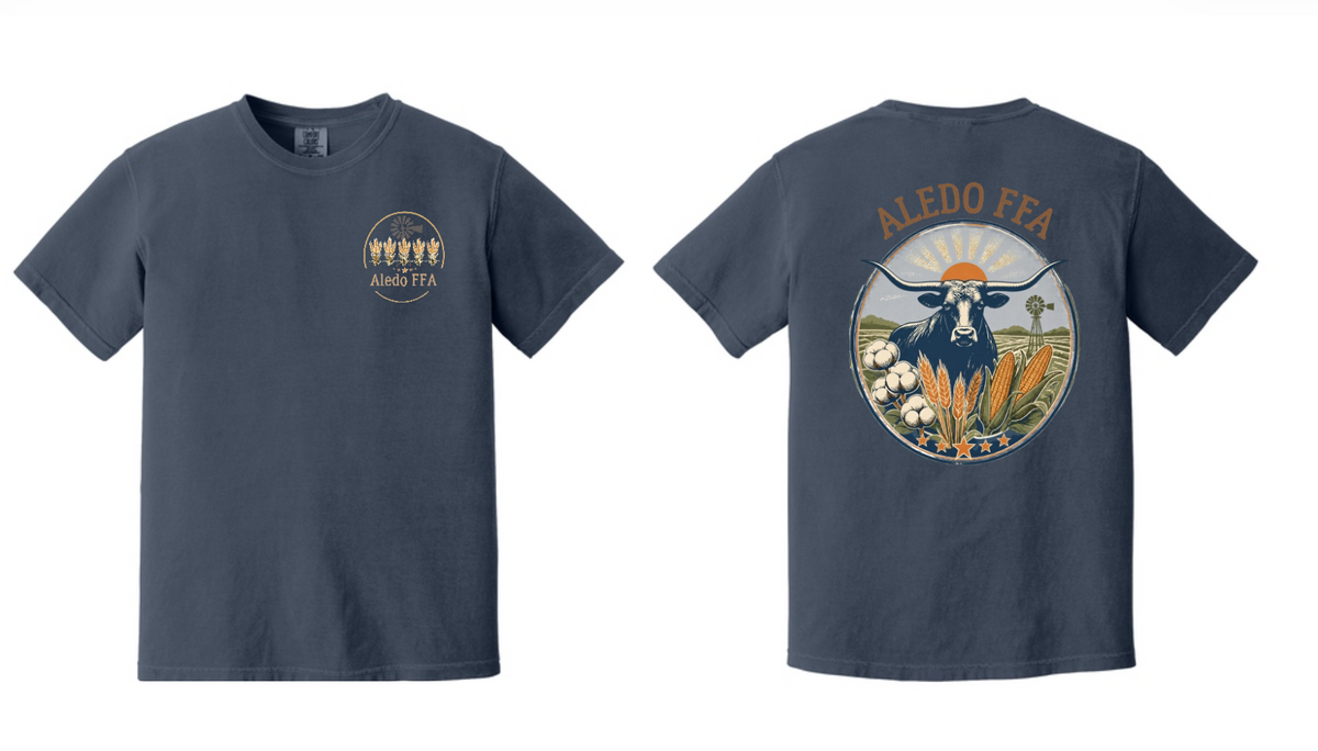Aledo FFA Comfort Colors Short Sleeve Tee