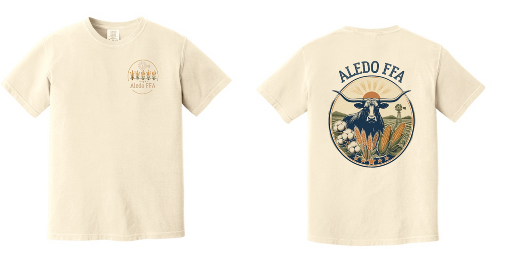 Aledo FFA Comfort Colors Short Sleeve Tee