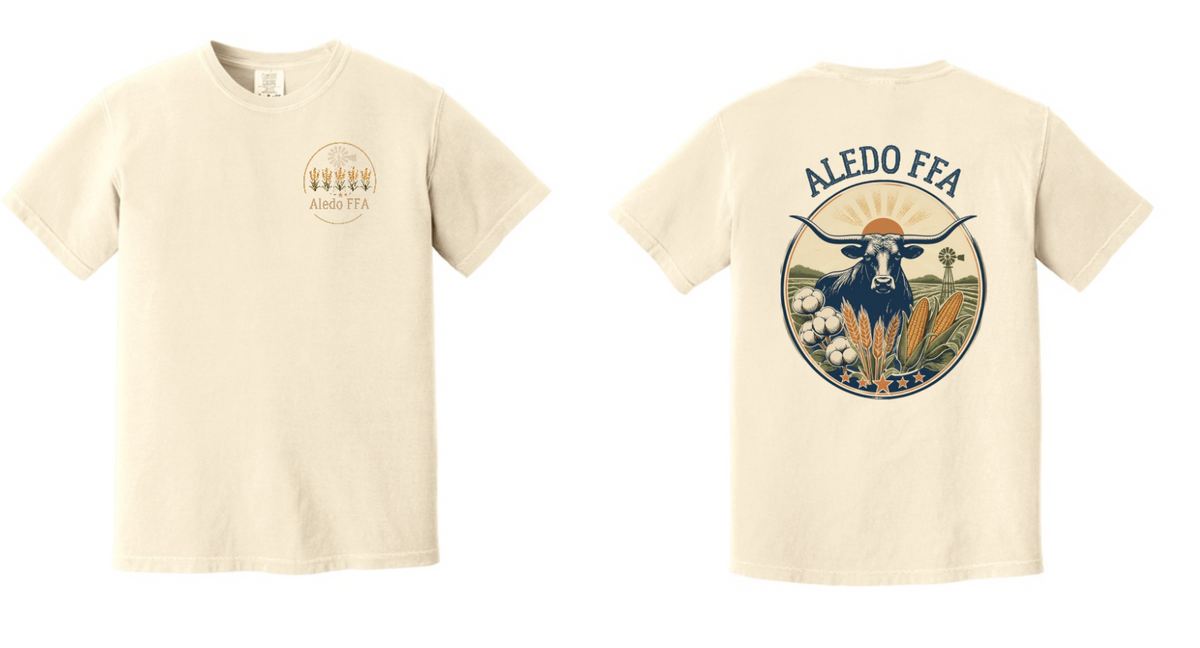 Aledo FFA Comfort Colors Short Sleeve Tee