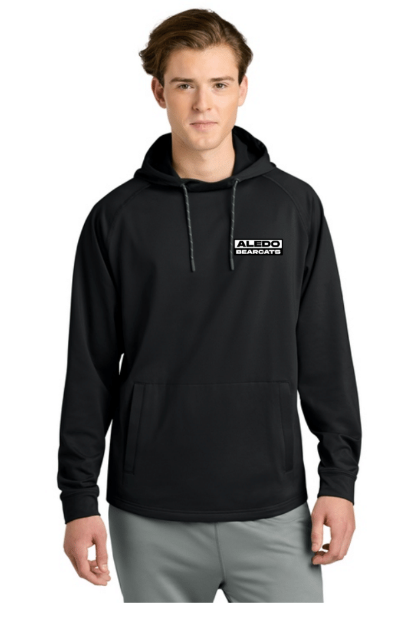 Aledo Bearcats Rubber Patch Fleece Long Sleeve Hoodie