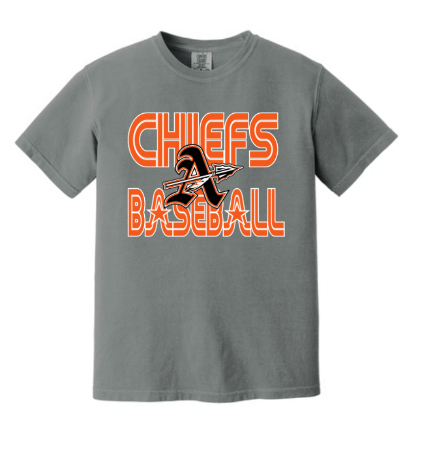 Aledo Chiefs Comfort Colors Short Sleeve Tee