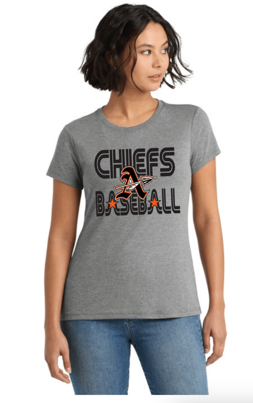 Aledo Chiefs Short Sleeve Women's Tri Tee
