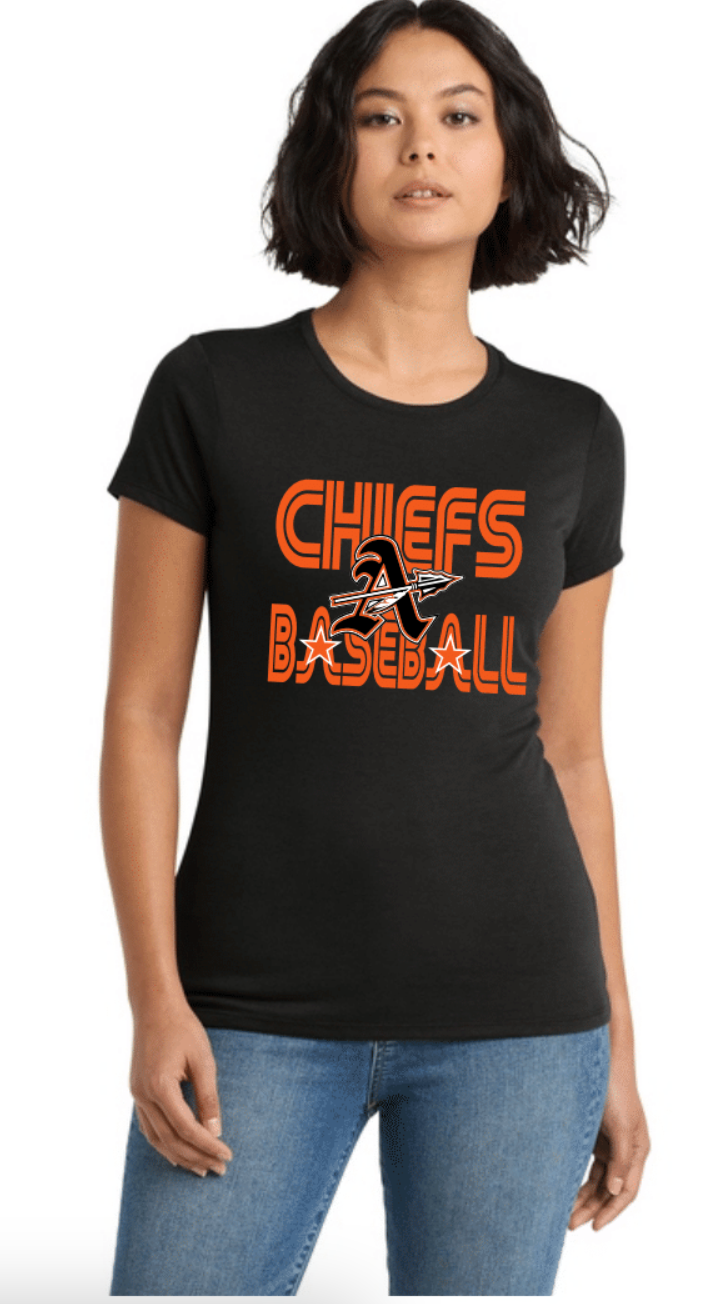 Aledo Chiefs Short Sleeve Women's Tri Tee