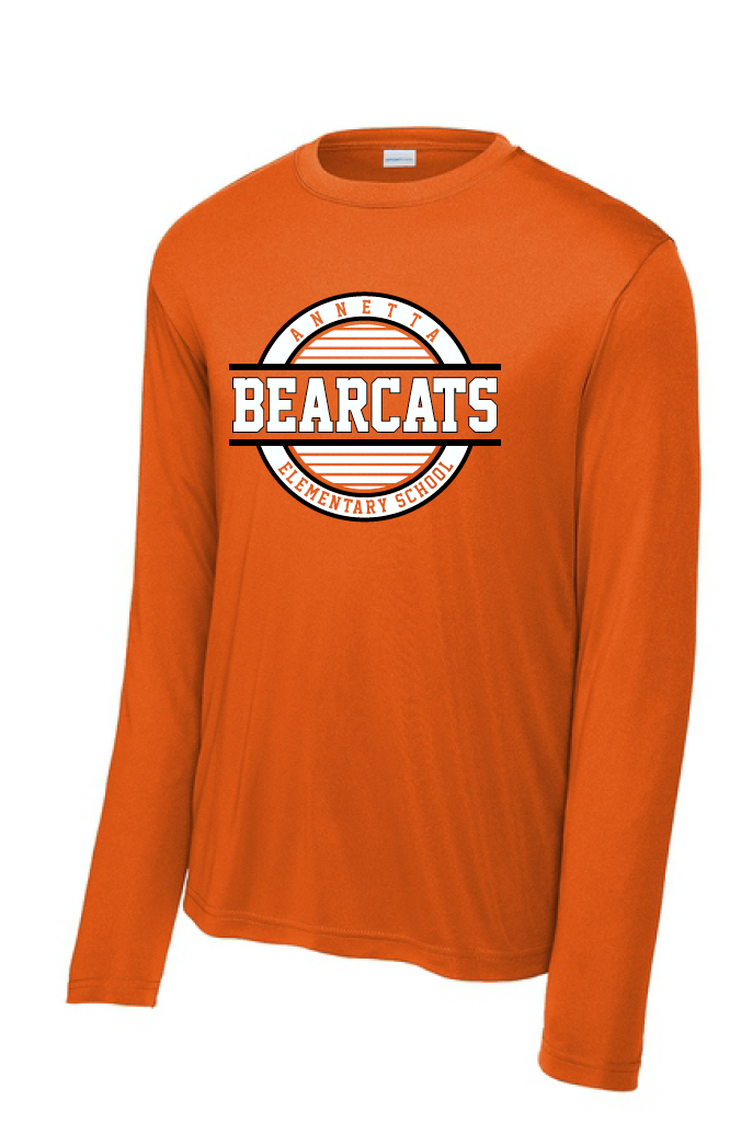 Annetta Bearcat Circle Logo Long Sleeve Tee