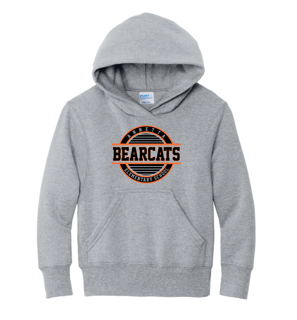 Annetta Bearcat Circle Logo Cotton Hoodie