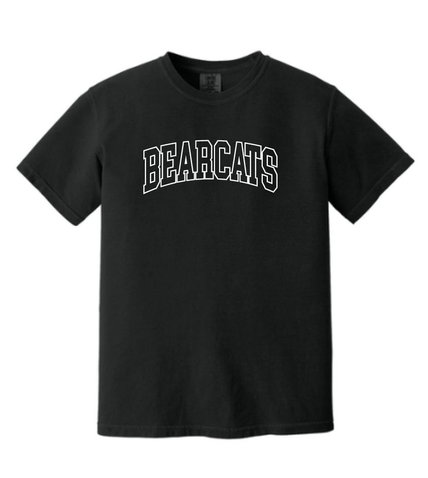 Coder Block Logo Short Sleeve Comfort Color Tee - optional logo (Coder/Bearcat)