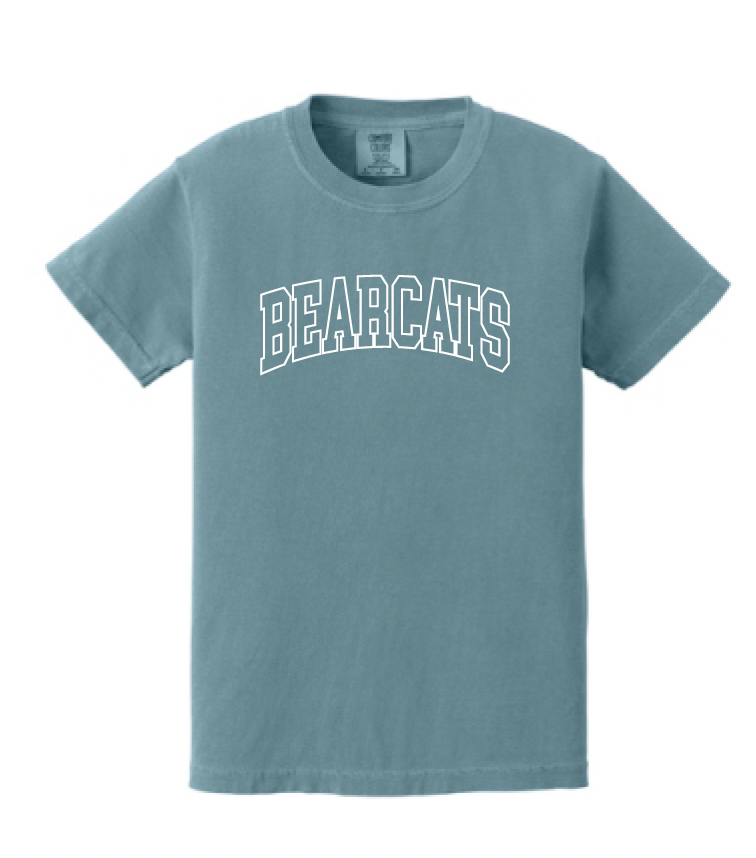 Coder Block Logo Short Sleeve Comfort Color Tee - optional logo (Coder/Bearcat)