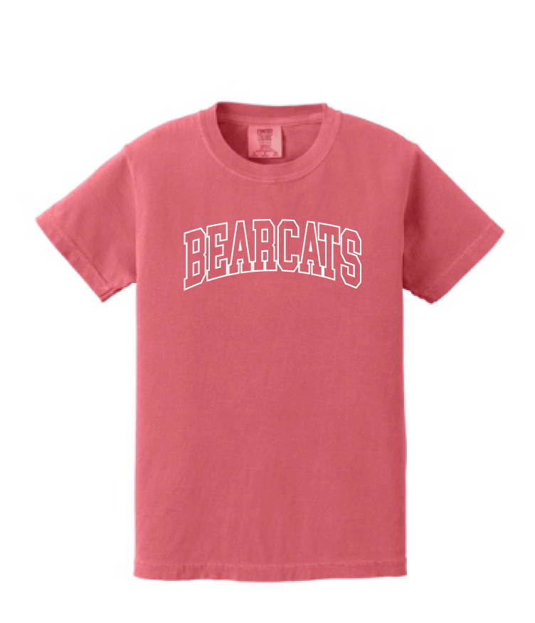 Coder Block Logo Short Sleeve Comfort Color Tee - optional logo (Coder/Bearcat)
