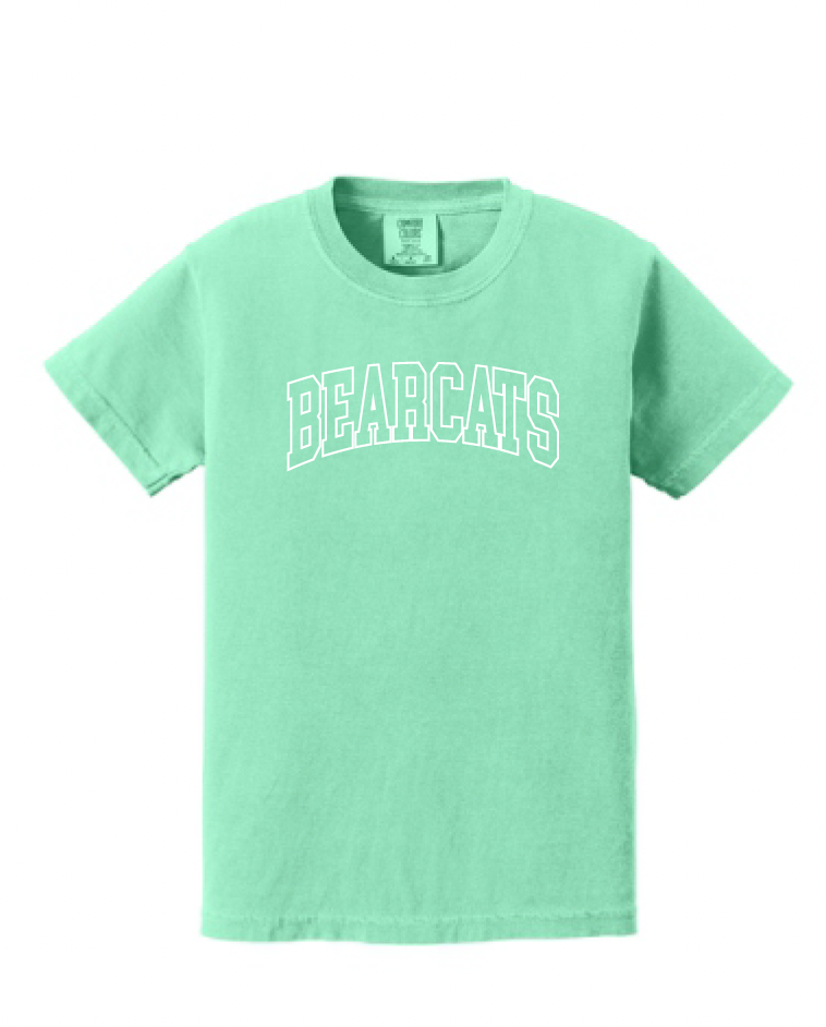 Coder Block Logo Short Sleeve Comfort Color Tee - optional logo (Coder/Bearcat)