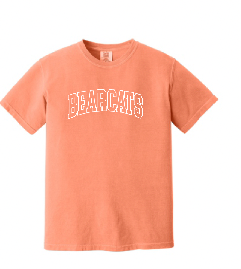 Coder Block Logo Short Sleeve Comfort Color Tee - optional logo (Coder/Bearcat)