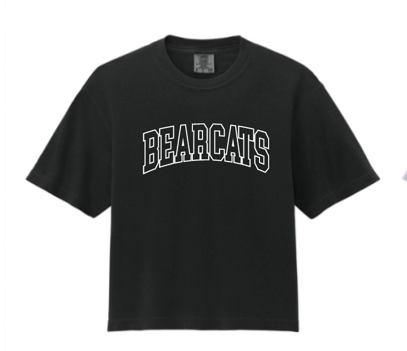 Coder Block Logo Ladies Boxy Tee - optional logo (Coder/Bearcat)