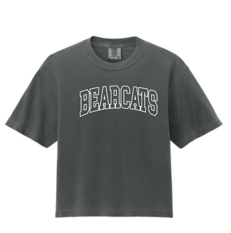 Coder Block Logo Ladies Boxy Tee - optional logo (Coder/Bearcat)