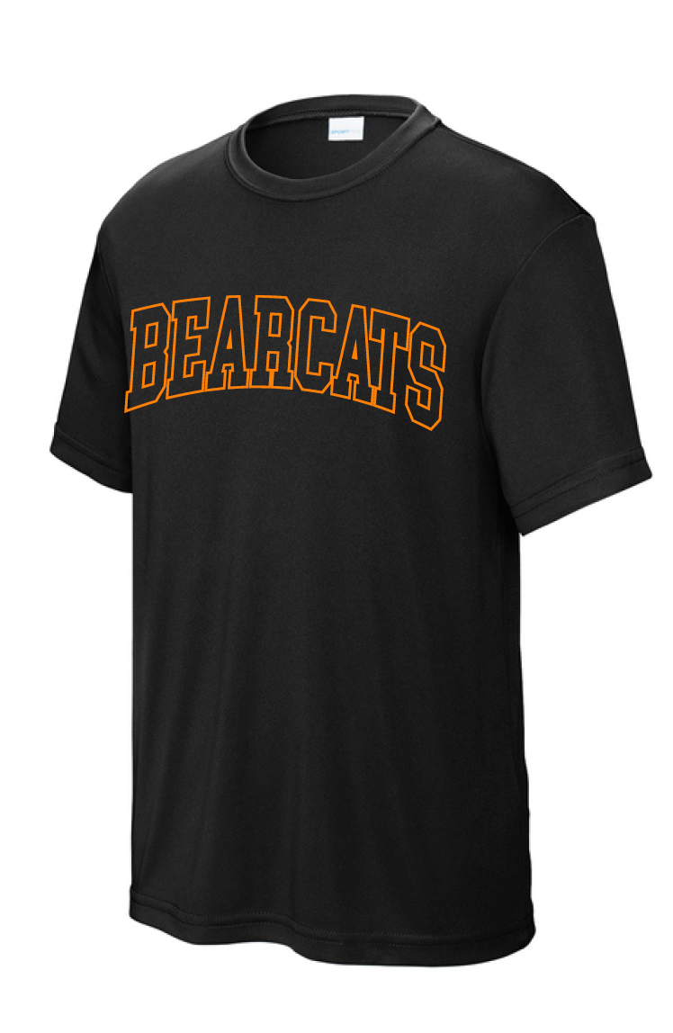 Coder Block Logo Moisture Management Short Sleeve Tee - optional logo (Coder/Bearcat)