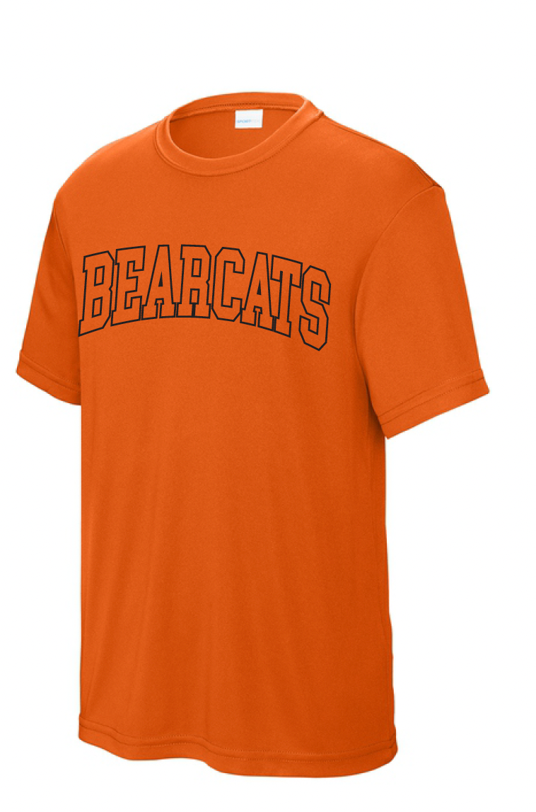 Coder Block Logo Moisture Management Short Sleeve Tee - optional logo (Coder/Bearcat)