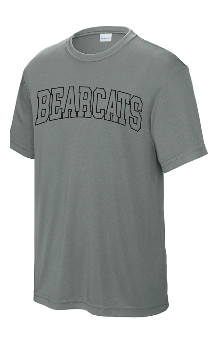 Coder Block Logo Moisture Management Short Sleeve Tee - optional logo (Coder/Bearcat)