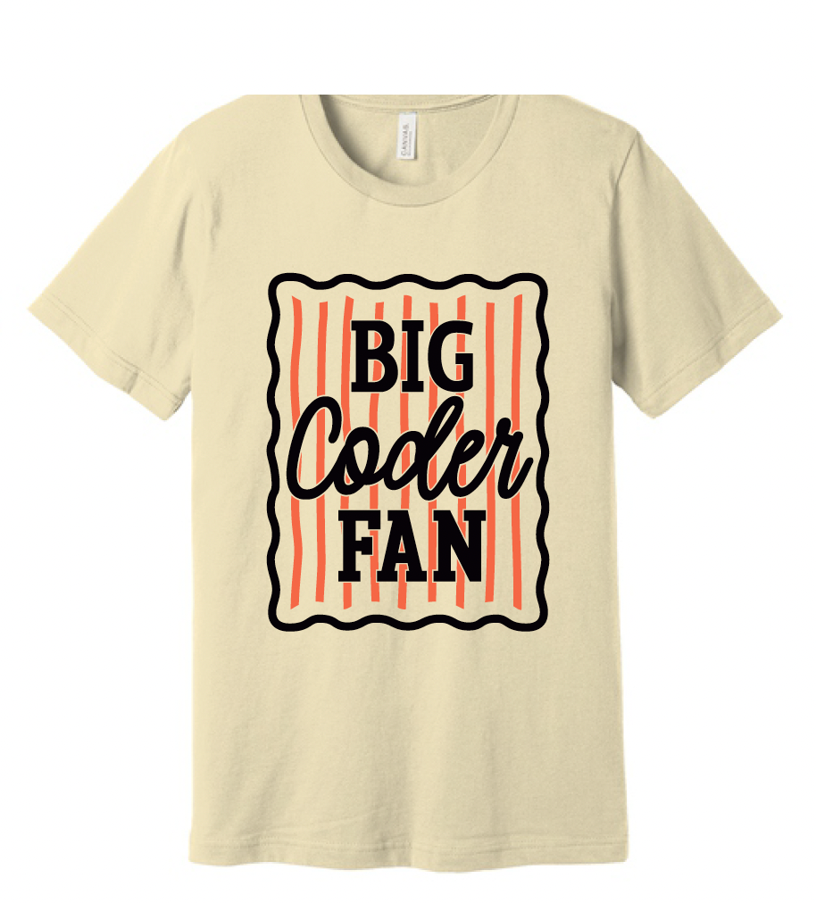 Coder Big "Aledo/Coder" Fan Bella Canvas Tee