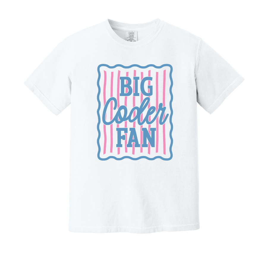 Coder "Big Aledo/Coder" Fan Comfort Colors Tee