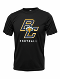 BCHS Football Moisture Management Tee with BC Logo