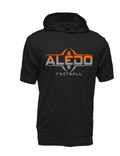 Aledo Football Moisture Management Hooded Tee