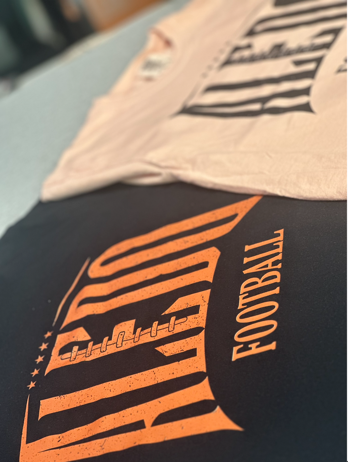 Aledo Football Seams Logo Comfort Color Tee