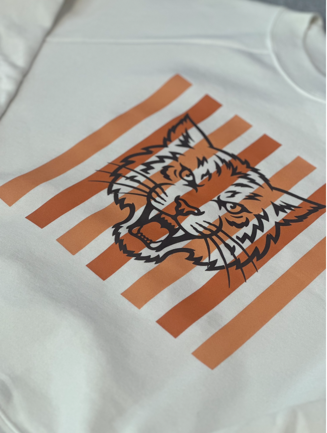 Aledo Football Stripes Logo Bella Sponge Fleece