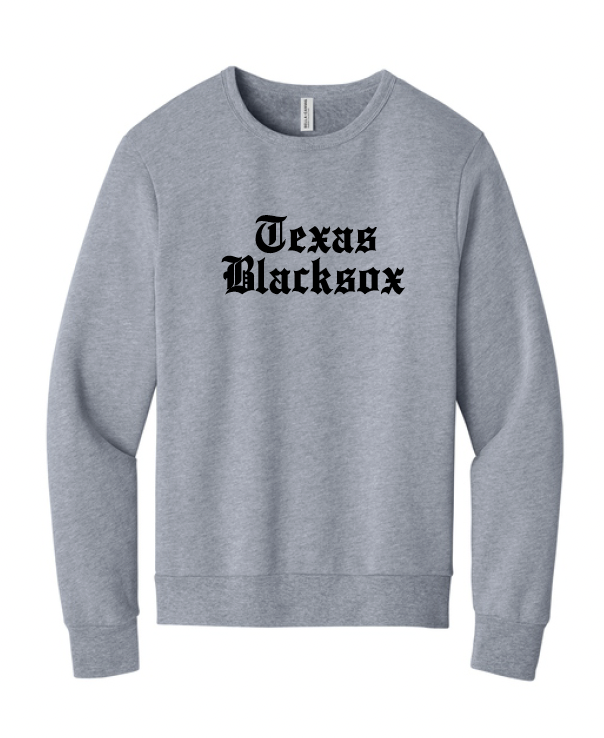 Texas Blacksox  Crewneck Sweatshirt - Old English Logo