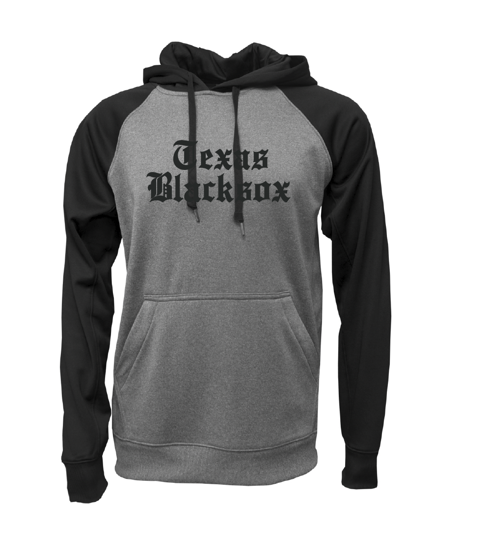 Texas Blacksox Colorblock Hoodie with Old English Logo