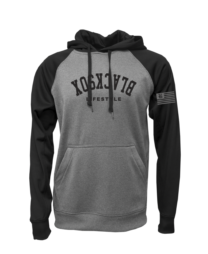 Texas Blacksox Colorblock Hoodie - Upside Down Logo