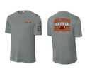 7u Mulkey Football Moisture Management Tee with Personalization on Sleeve