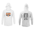 10u Wyche Football Long Sleeve Moisture Management Hooded Tees - Block Logo
