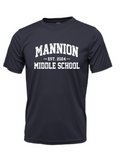 Mannion Middle School Moisture Management Short Sleeve Tee