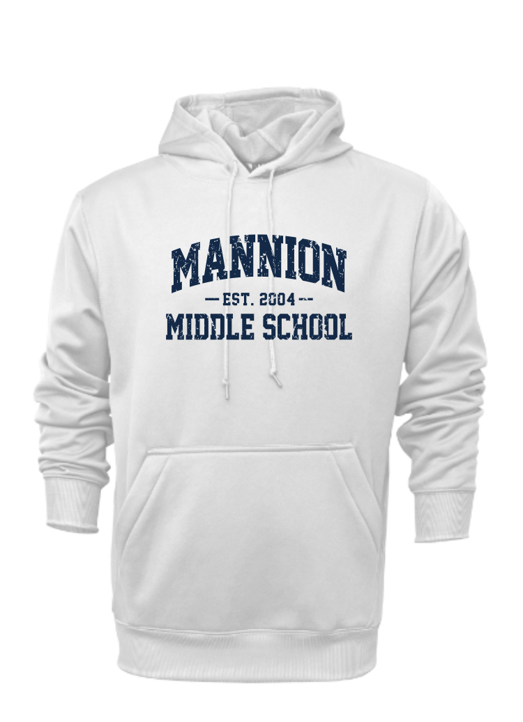 Mannion Middle School Moisture Management Hoodie