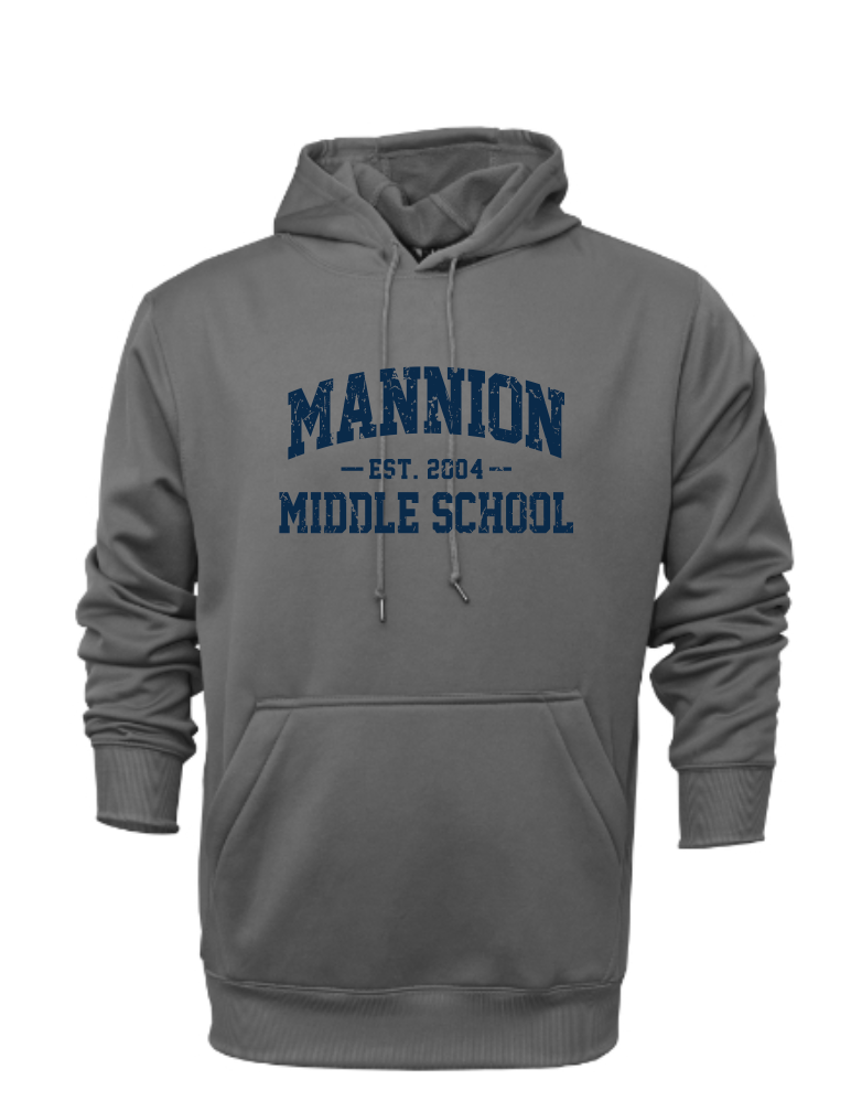 Mannion Middle School Moisture Management Hoodie