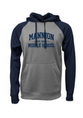 Mannion Middle School Colorblock Moisture Management Fleece Hoodie