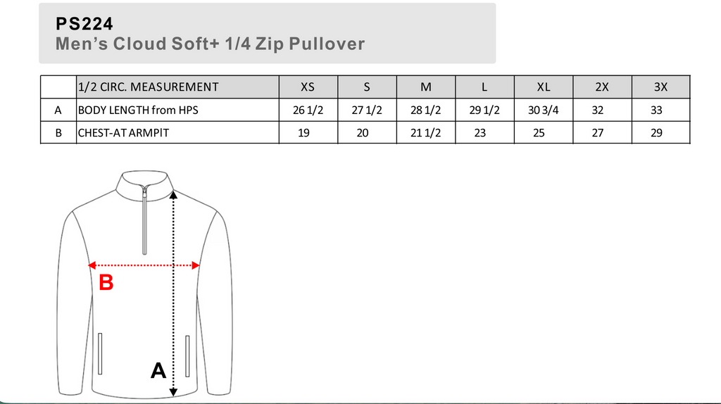 Mannion Middle School Cloud 1/4 Zip
