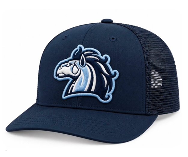 Mannion Middle School Flexfit Trucker Cap with Puff Logo
