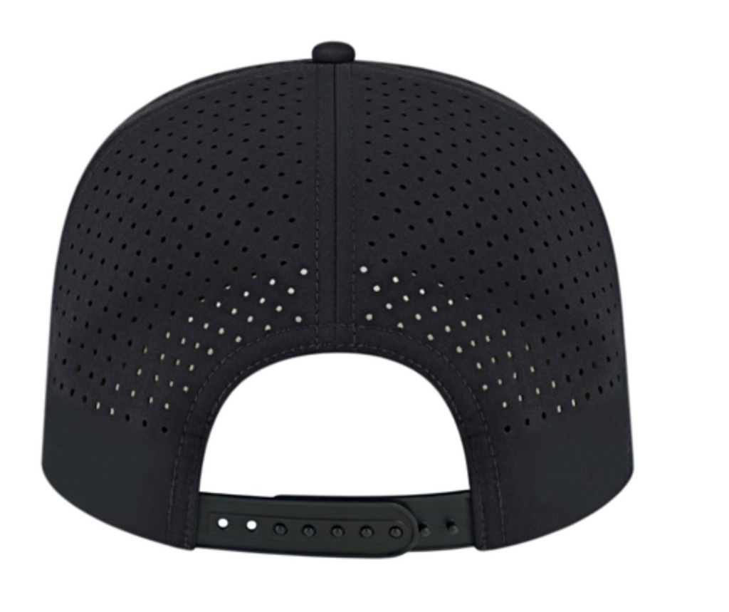 Texas Blacksox Cursive Perforated Snapback Rope Cap