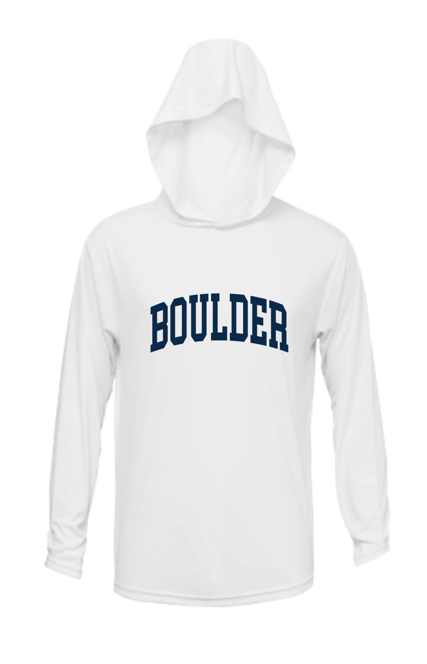 Boulder Fall Ball Sleeve Moisture Management Hooded Tee