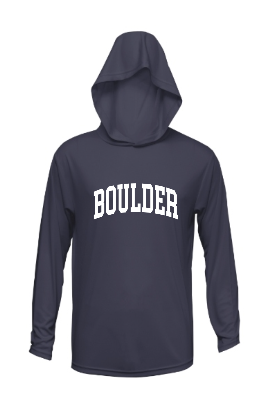 Boulder Fall Ball Sleeve Moisture Management Hooded Tee